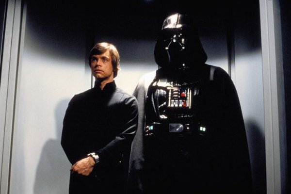 Luke Skywalker + Darth Vader
